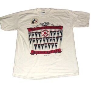 Boston Red Sox 2004 World Series Youth Kids Team Roster T-shirt Sz. XL New Tags